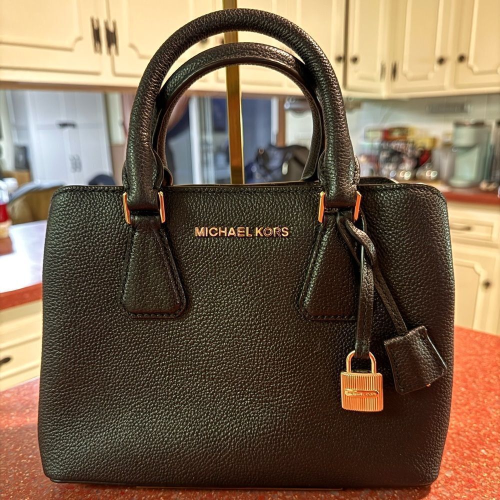 Michael Kors Black Leather Handbag
